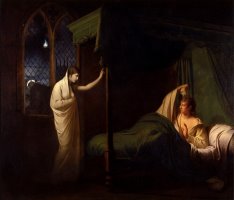 William And Margaret From Percy's 'reliques of Ancient English Poetry' by Joseph Wright