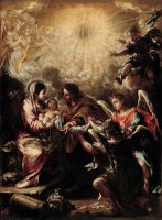 The Conferring of The Name of Jesus by Juan De Valdes Leal