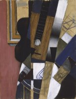 Guitar And Pipe by Juan Gris