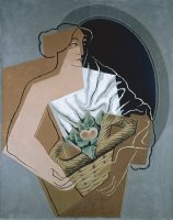 The Woman with The Basket by Juan Gris