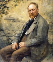 Portrait of The Artist's Father by Jules Bastien Lepage