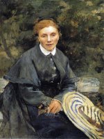 Portrait of The Artist's Mother by Jules Bastien Lepage
