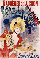 Bagneres De Luchon Fete Des Fleurs Poster by Jules Cheret