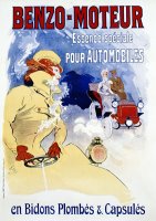 Benzo Moteur Poster by Jules Cheret