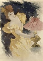 Saxoleine (advertisement for Lamp Oil) by Jules Cheret