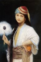The Feathered Fan by Jules Joseph Lefebvre