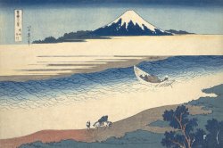 Bushu Tamagawa (the Tama River in Musashi Province) by Katsushika Hokusai