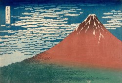 Fine Wind, Clear Weather by Katsushika Hokusai