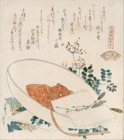 Myriad Grasses Shell (chigusagai) by Katsushika Hokusai