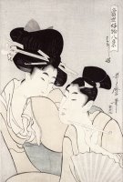 The Pleasure Of Conversation by Kitagawa Utamaro