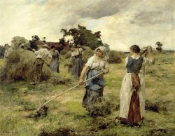 The Harvest, Late 19th/early 20th Century by Leon Augustin Lhermitte