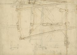 Page From Atlantic Codex by Leonardo da Vinci