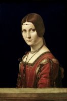 Portrait Of A Lady From The Court Of Milan by Leonardo da Vinci