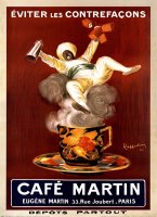 Cafe Martin 1921 by Leonetto Cappiello