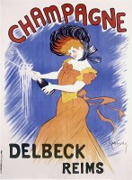 Champagne Delbeck Reims by Leonetto Cappiello