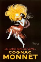 Cognac Monnet Vintage Ad Art Print Poster by Leonetto Cappiello
