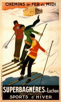 Superbagneres Luchon Sports D Hiver by Leonetto Cappiello