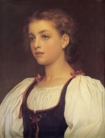 Biondina by Lord Frederick Leighton