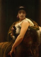 Twixt Hope And Fear by Lord Frederick Leighton