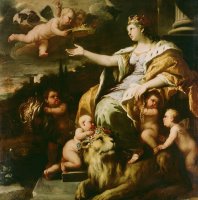 Allegory of Magnanimity by Luca Giordano
