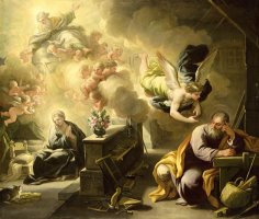The Dream of Saint Joseph by Luca Giordano