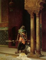 A Nubian Guard by Ludwig Deutsch