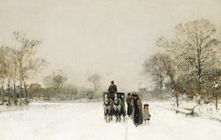 In The Snow by Luigi Loir