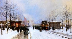 Paris in Winter by Luigi Loir