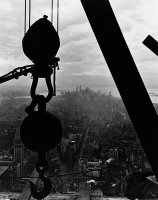 View of Lower Manhattan from the Empire State Building by LW Hine