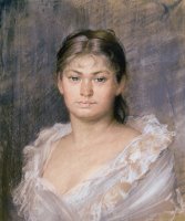 Portrait of Dina by Maria Konstantinowna Bashkirtseff