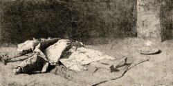 Dead Kabyle by Mariano Jose Maria Bernardo Fortuny Y Carbo