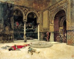 The Slaying of The Abencerrajes by Mariano Jose Maria Bernardo Fortuny Y Carbo