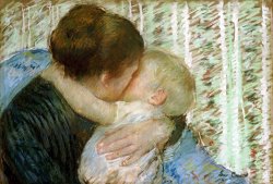 A Goodnight Hug by Mary Cassatt