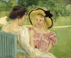 In The Garden by Mary Cassatt