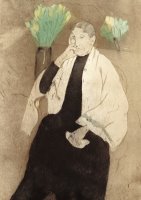 Portrait of The Artist's Mother by Mary Cassatt