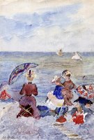 Figures on The Beach by Maurice Brazil Prendergast