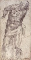 Figure Study by Michelangelo Buonarroti