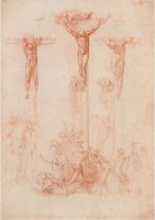 Michelangelo The Three Crosses by Michelangelo Buonarroti