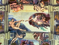 Sistine Chapel Ceiling Creation of Adam 1510 by Michelangelo Buonarroti