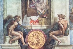 Sistine Chapel Ceiling Ignudi by Michelangelo Buonarroti