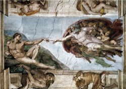 Sistine Chapel The Creation of Adam by Michelangelo Buonarroti