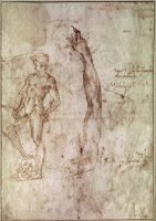 Study for David by Michelangelo Buonarroti