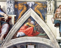 The Ancestors of Christ Asa 1509 by Michelangelo Buonarroti