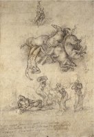 The Fall of Phaeton 1533 by Michelangelo Buonarroti
