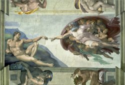 The Sistine Chapel Creation of Adam 1510 by Michelangelo Buonarroti