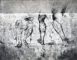 Wall Drawing of Legs C 1530 by Michelangelo Buonarroti