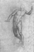 Study for a Risen Christ by Michelangelo