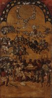 The Conquest of Mexico. Tabla II by Miguel Gonzales