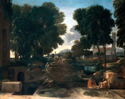 A Roman Road by Nicolas Poussin