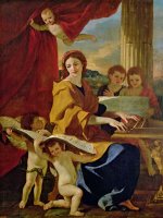 Saint Cecilia by Nicolas Poussin
